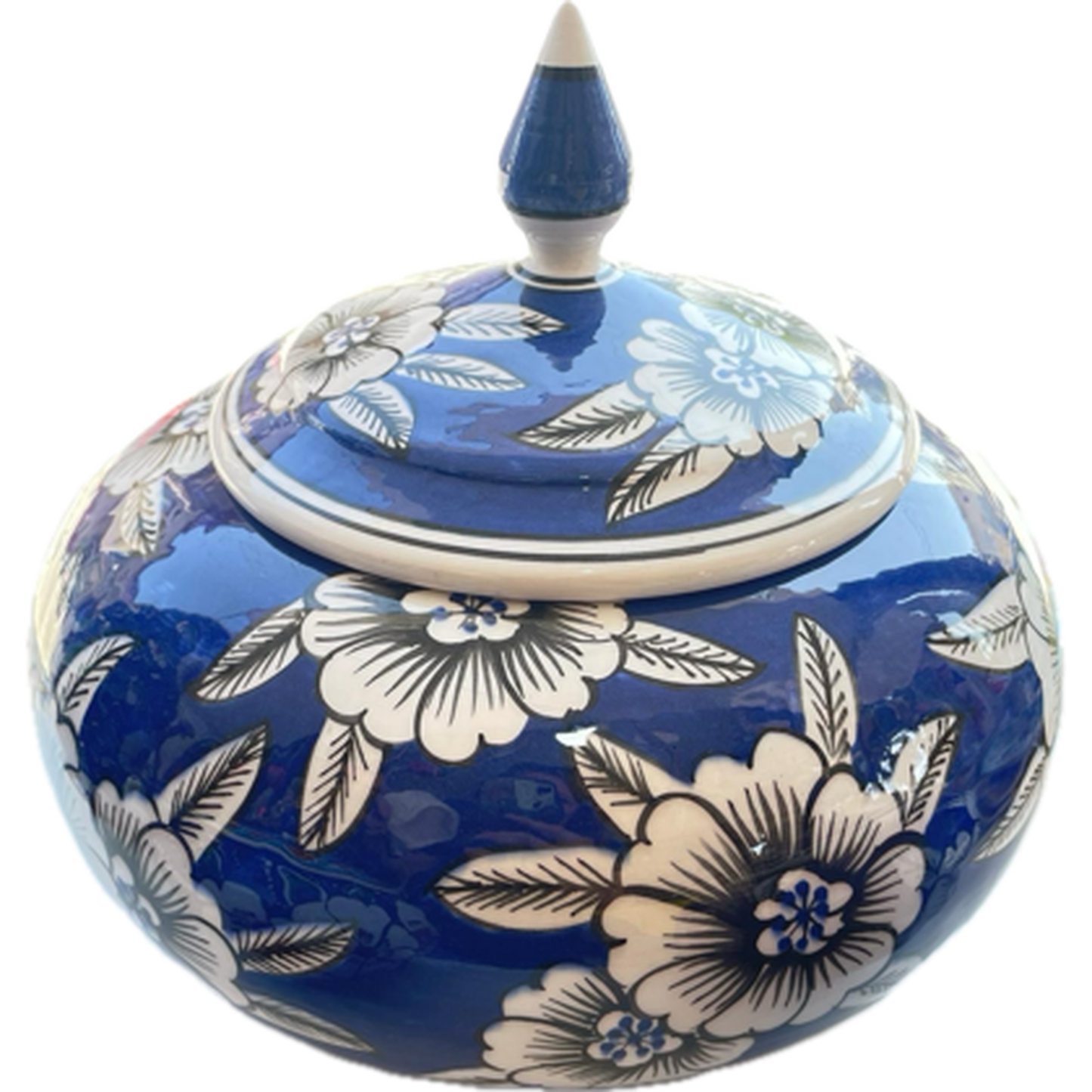 Bonbonnières Céramique d'Iznik - Fleurs blanches