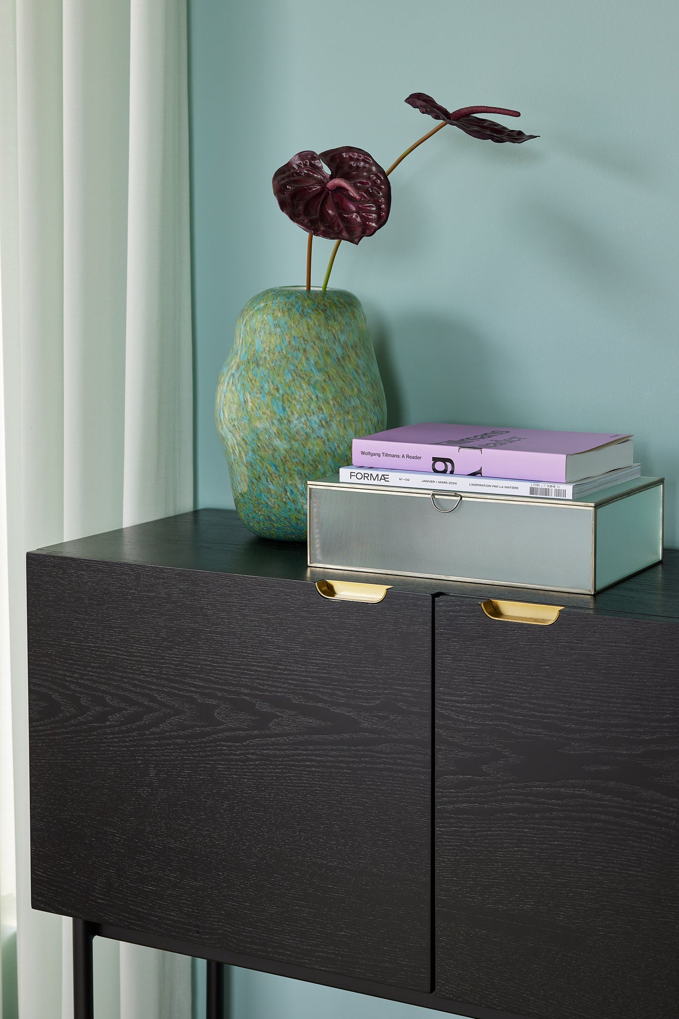 Table console Norm noire