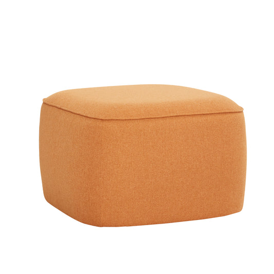 Pouf cubique orange
