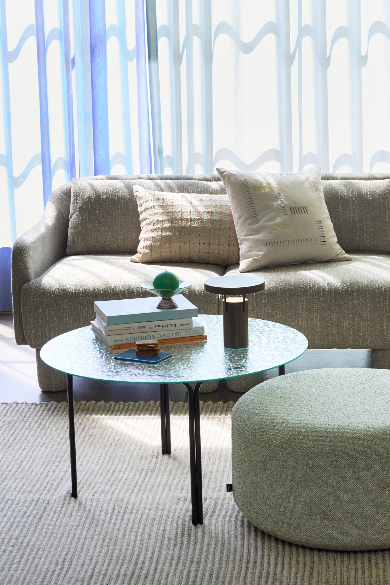 Pouf Marshmellow grand gris foncé