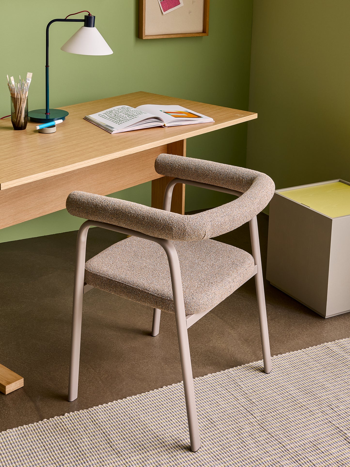 Chaise de salle à manger Ecto sable