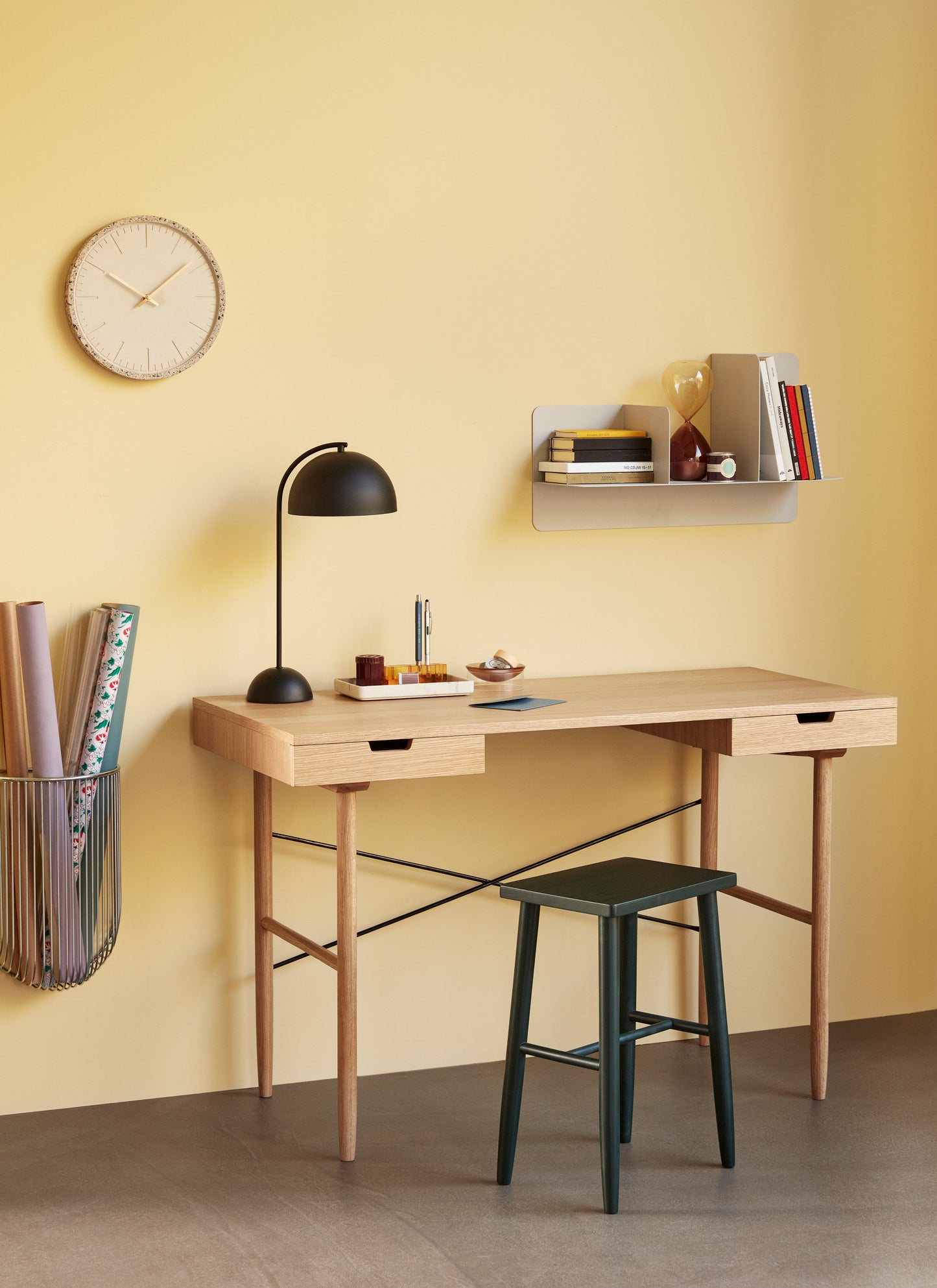 Bureau de studio naturel
