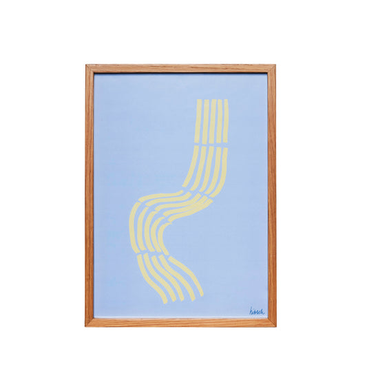 Cadre Hello 29,7 x 42 Naturel