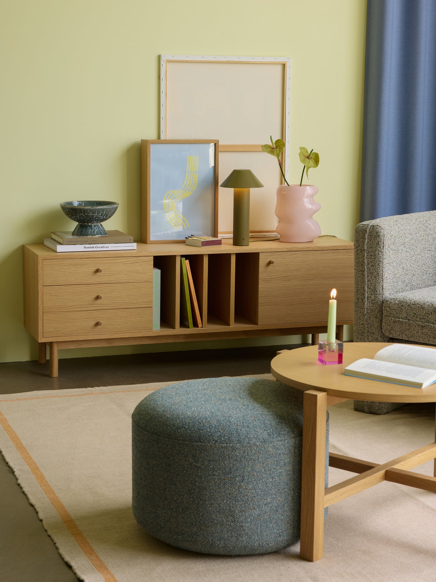 Cadre Hello 29,7 x 42 Naturel