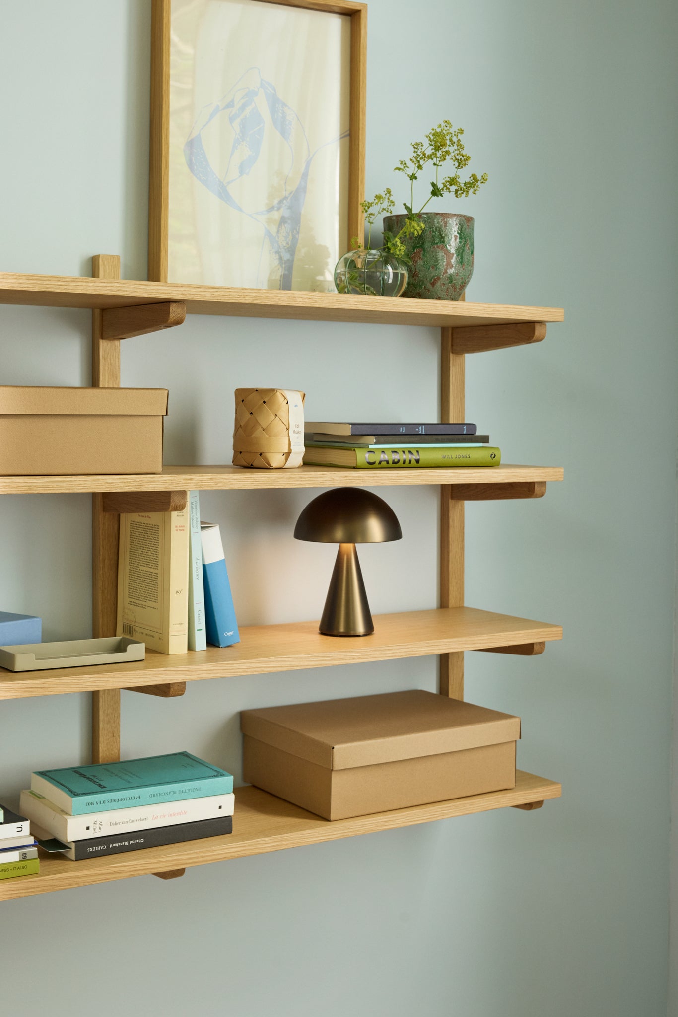 Mush Lampe nomade Laiton patiné