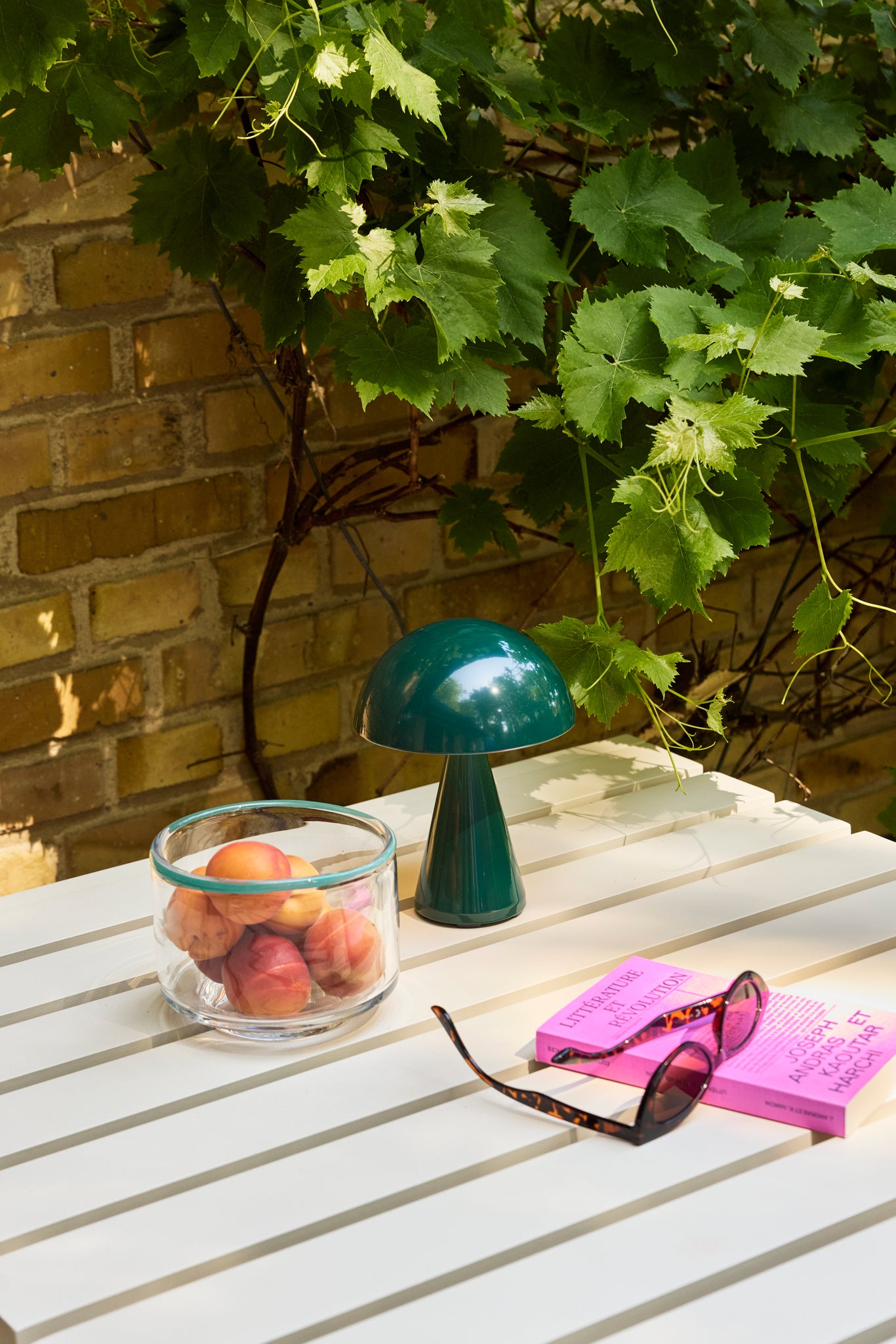 Mush Lampe portable vert foncé