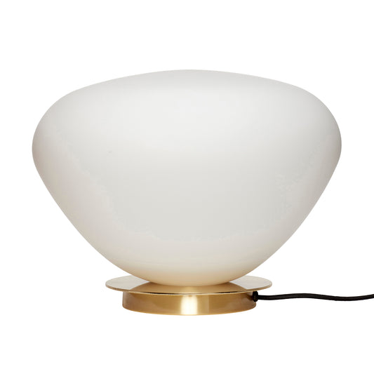 Lampe de table Bean blanche
