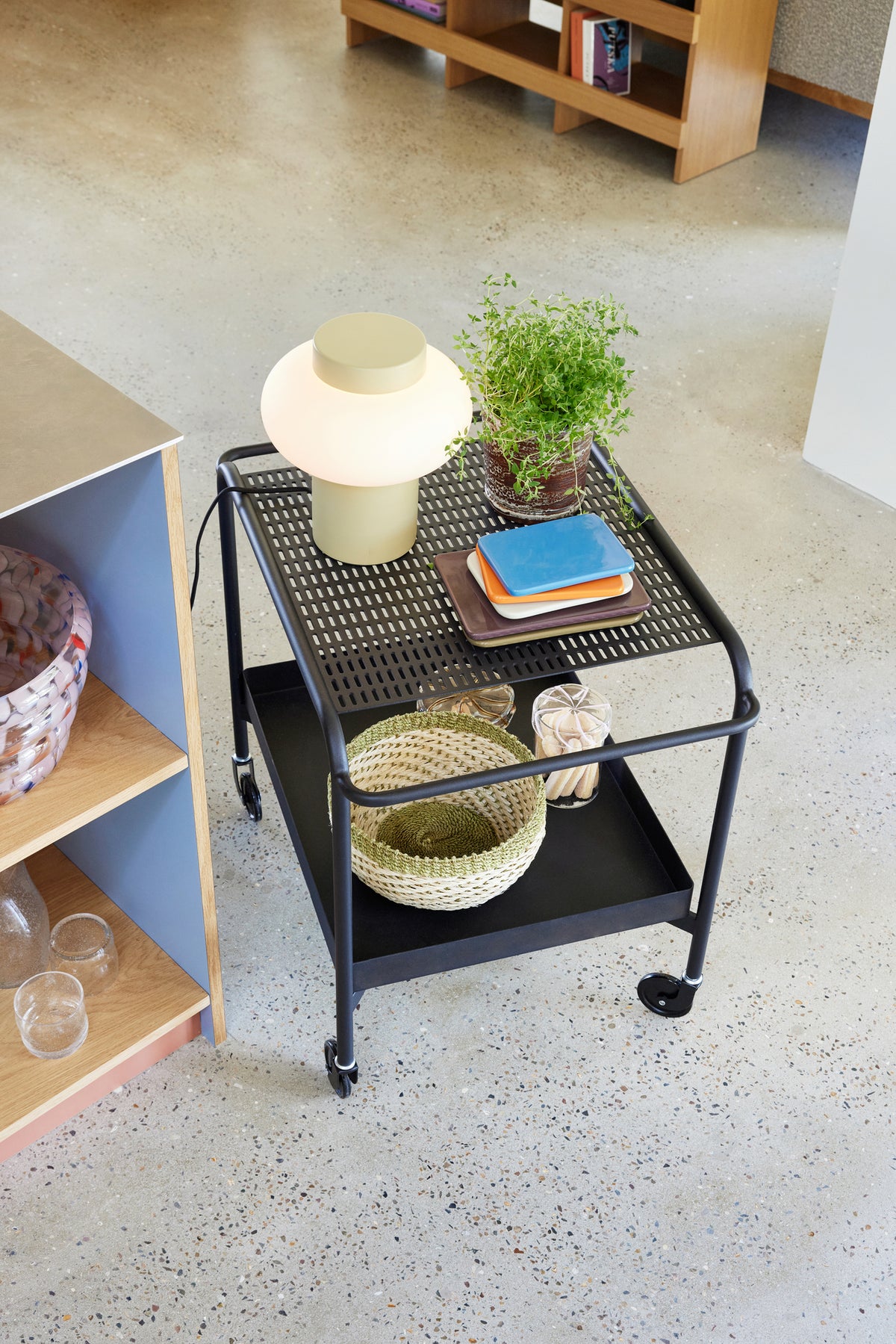 Lampe de table beige