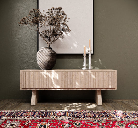 Console "Castle" Travertin