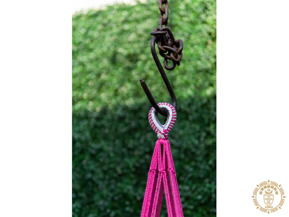 Hamac bébé macramé Rosado 4
