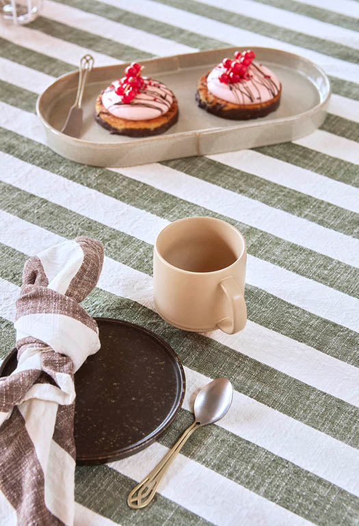 Nappe à rayures - 260X140 cm