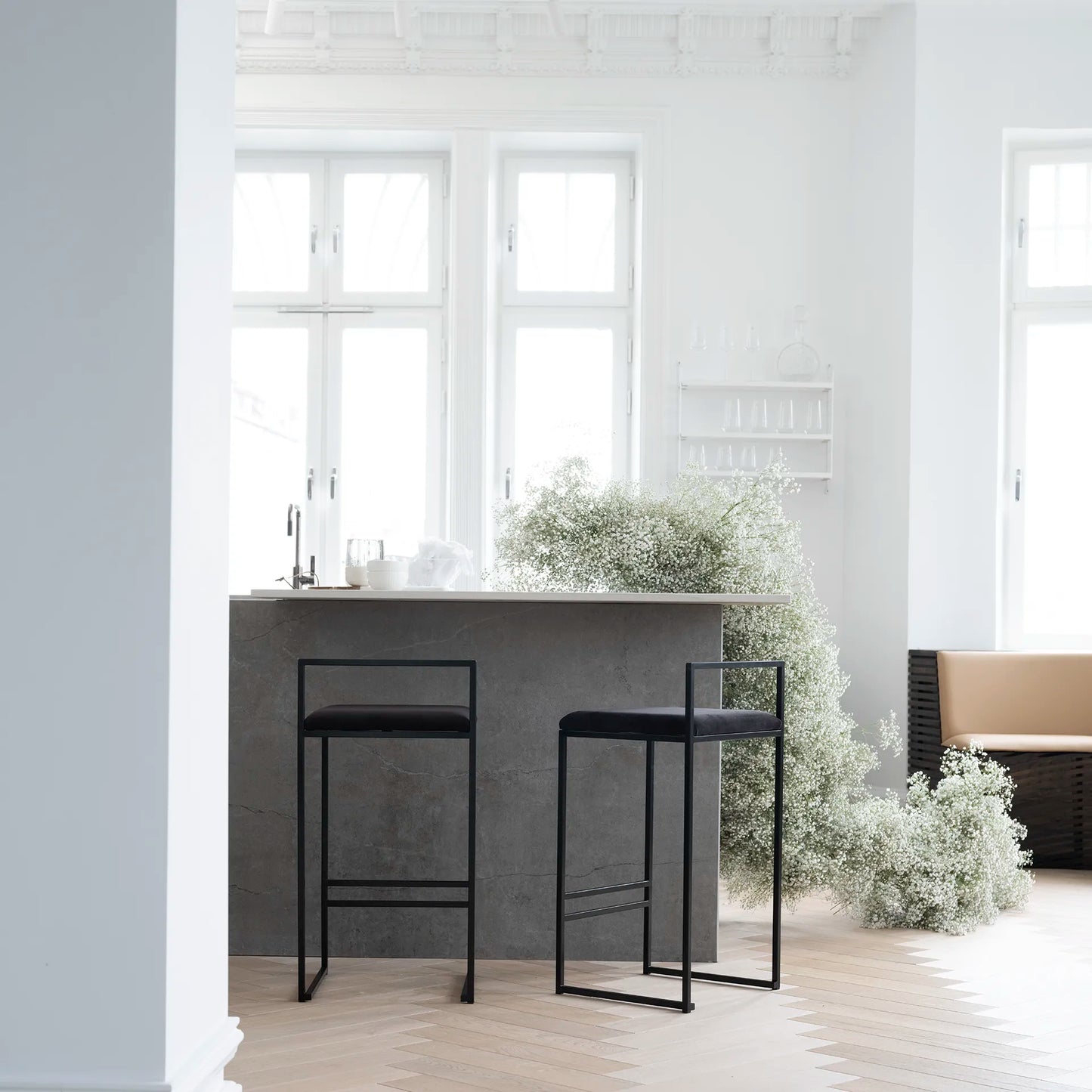 Ensemble de Deux Tabourets de bar DUC Sur-mesure