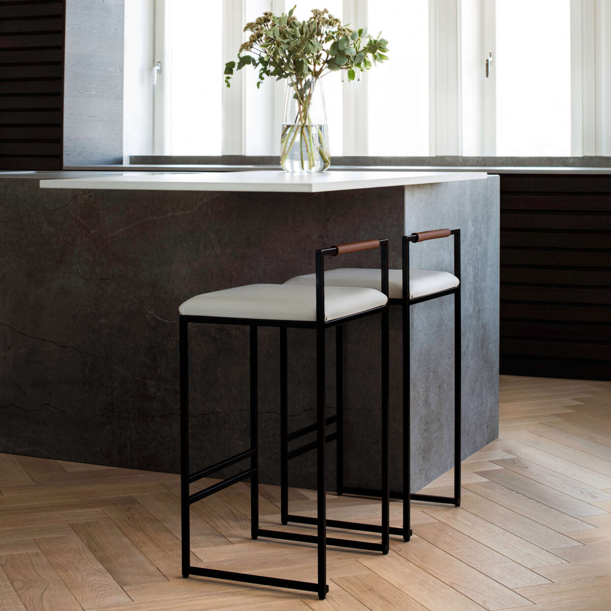 Ensemble de Deux Tabourets de bar DUC Sur-mesure