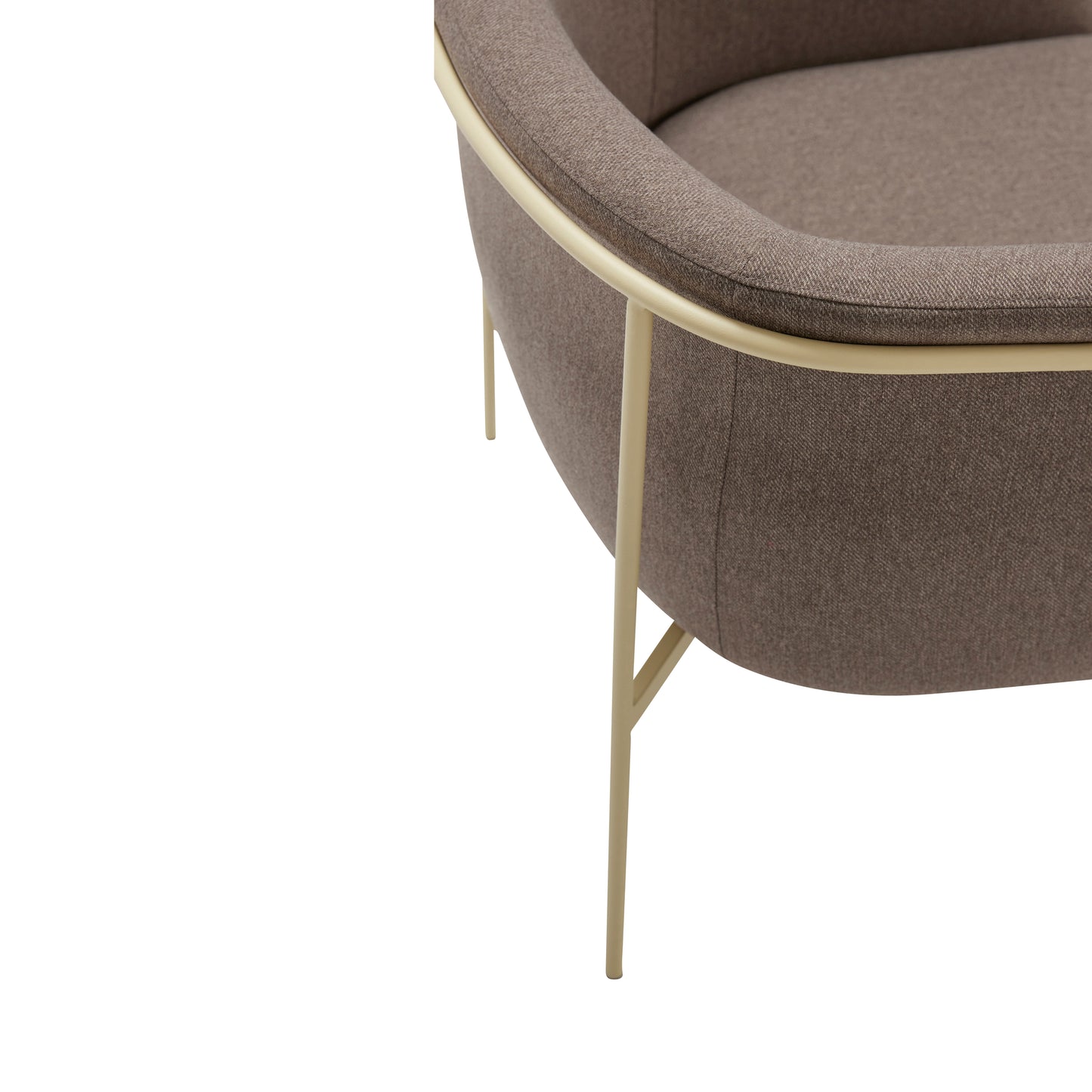 Fauteuil lounge Eyrie marron