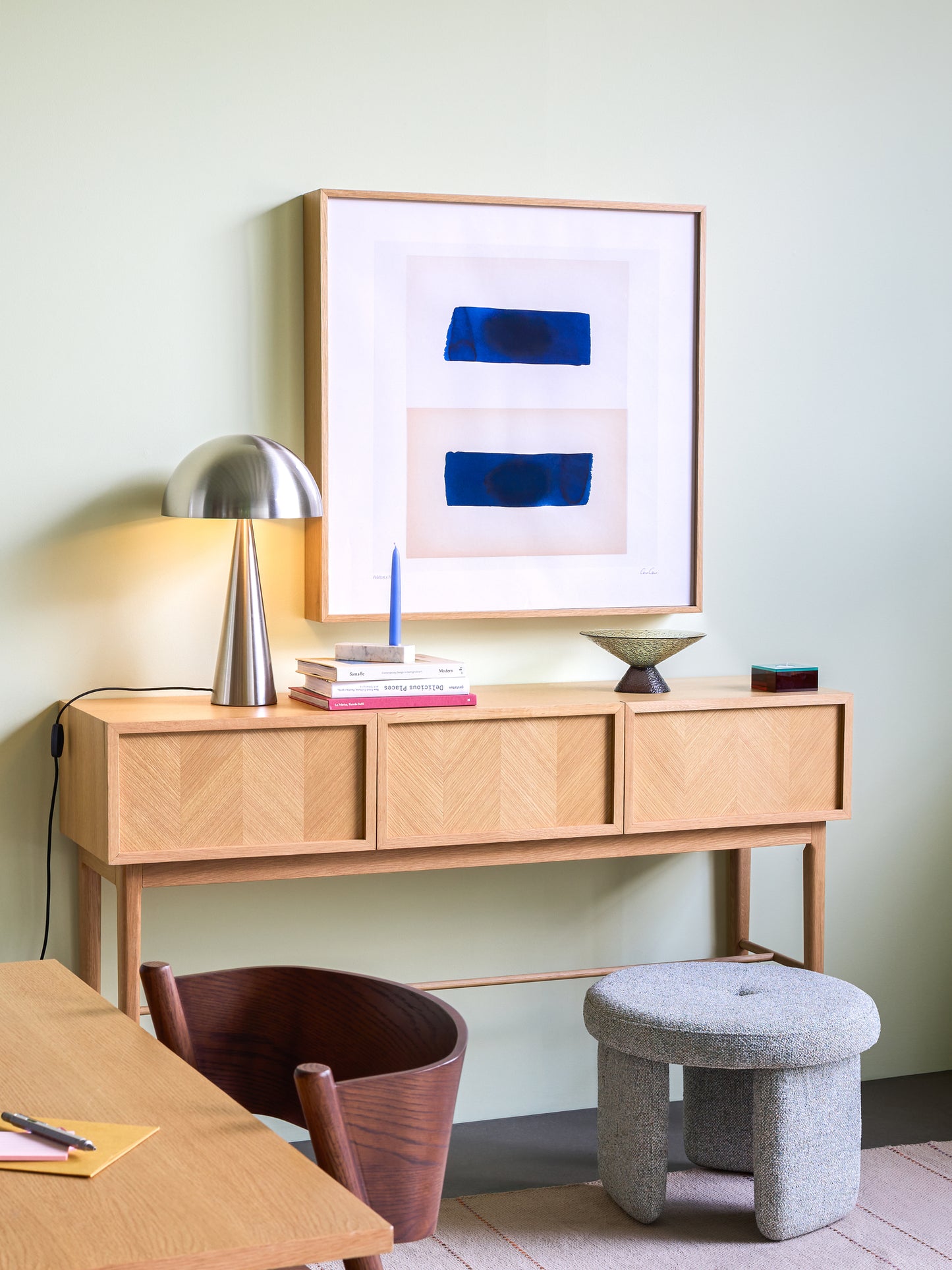 Rocco Pouf vert clair