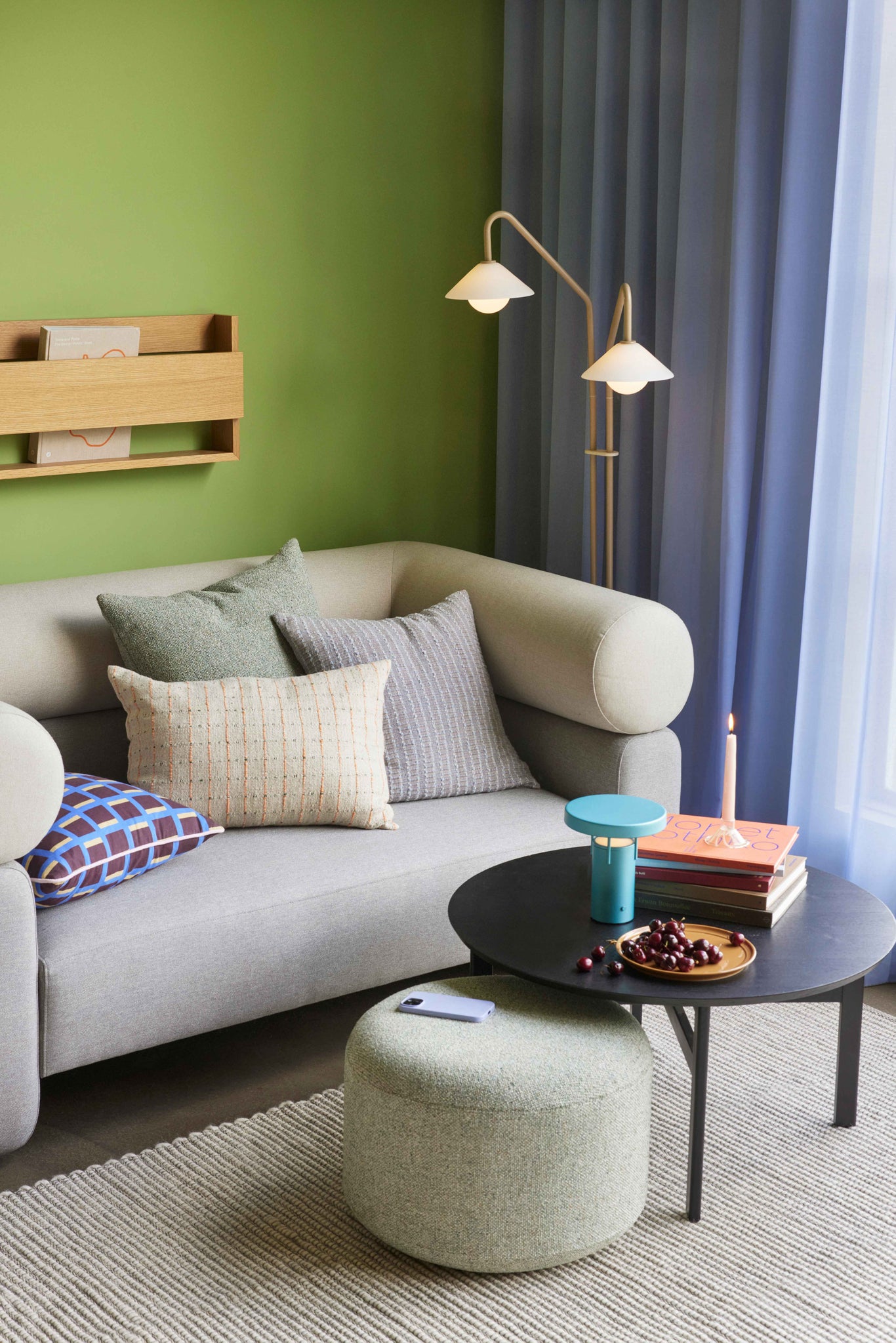 Pouf Marshmellow petit vert clair