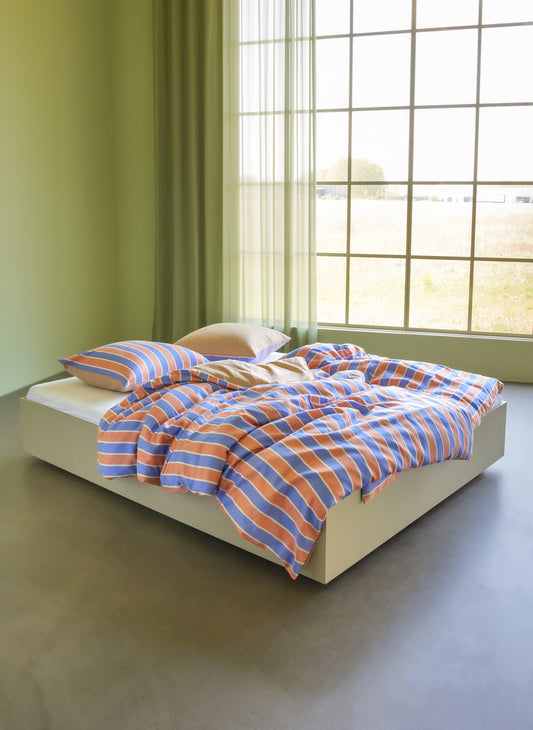 Solace linge de lit 60x63 140x200 bleu/orange