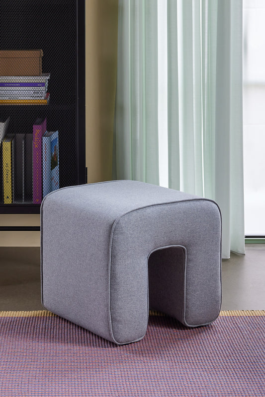 Sculpture Pouf Gris