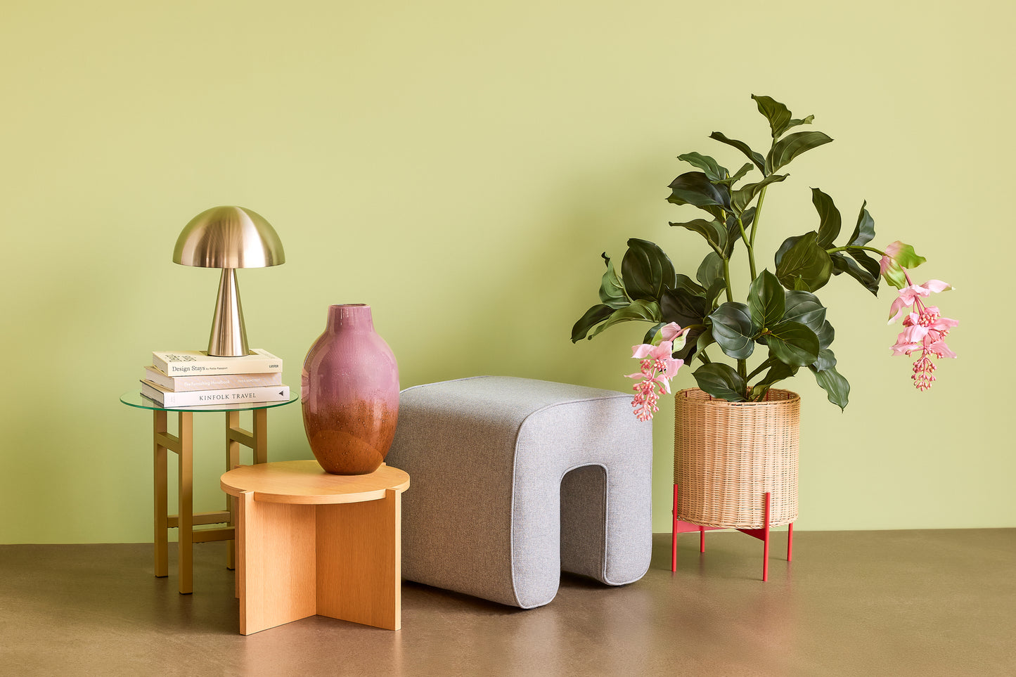 Sculpture Pouf Gris