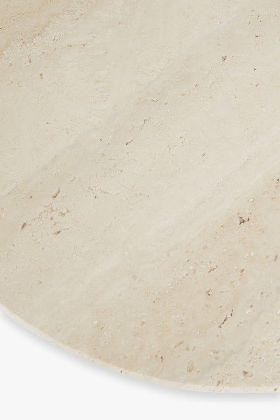 Table d'appoint en marbre de travertin Jade