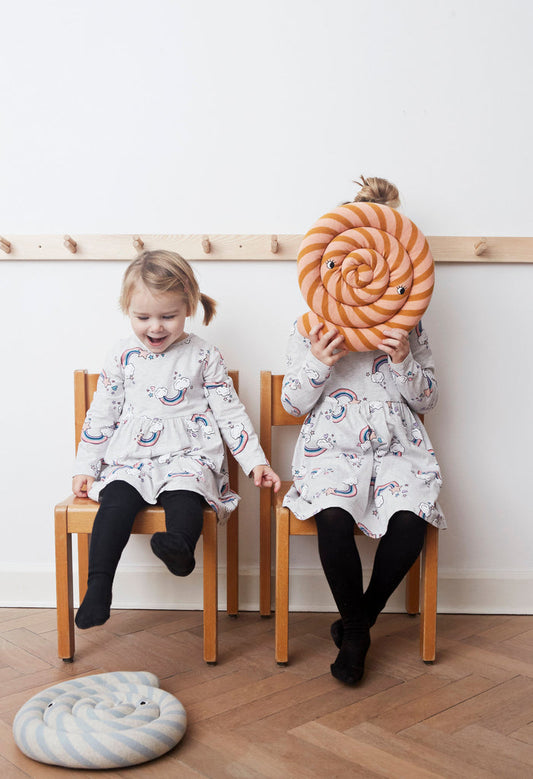 Coussin Lollipop marron