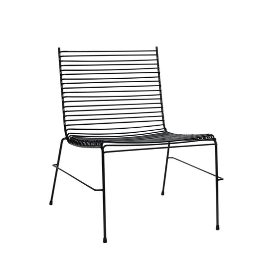 2 x fauteuils String lounge noirs
