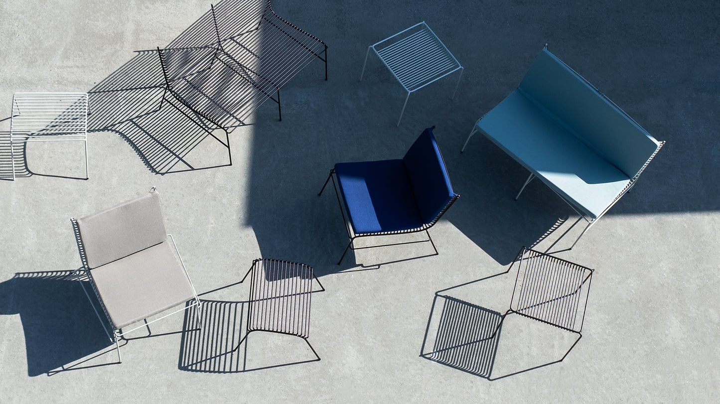 Banc String gris clair