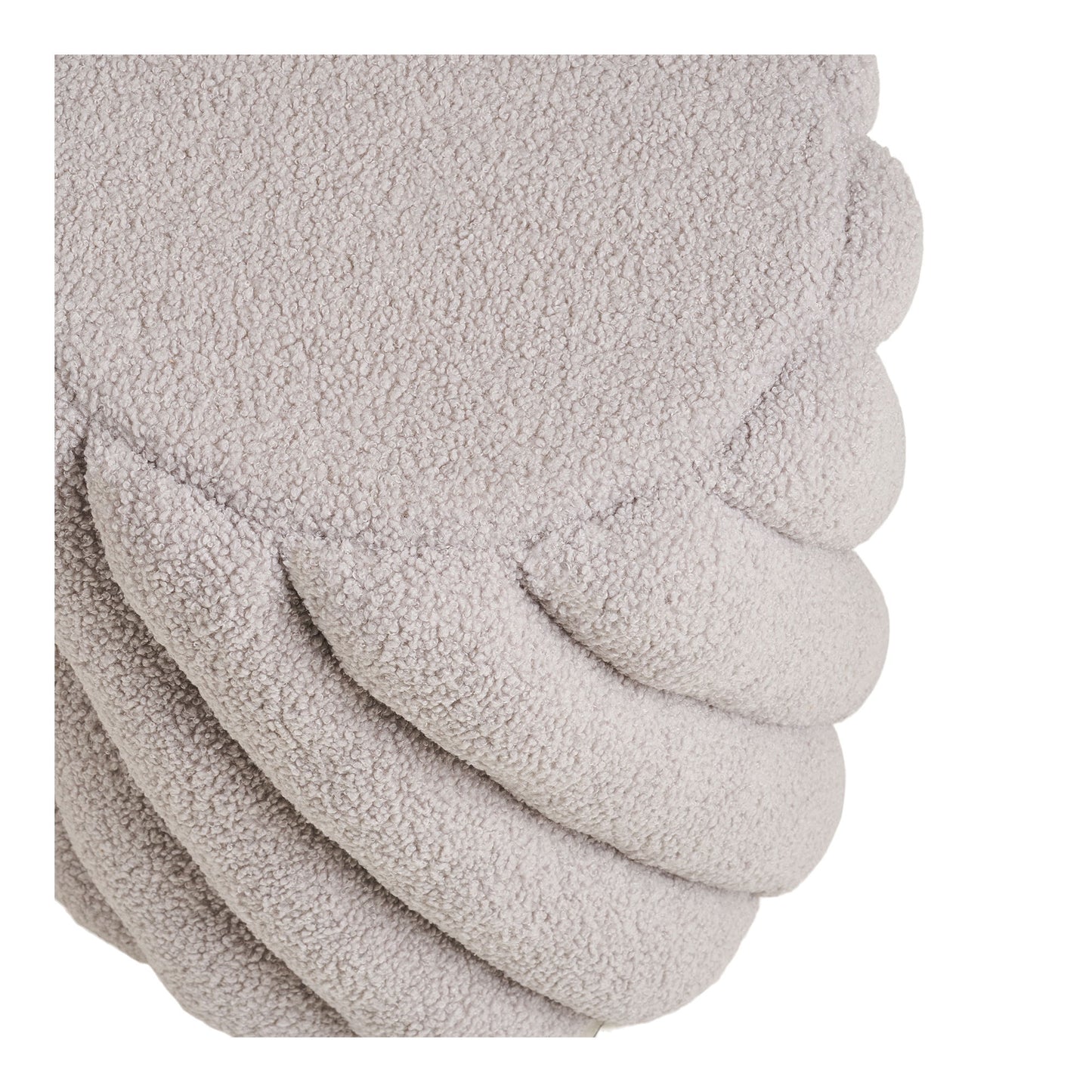 Sana Pouf - Pouf, gris Ø 38 x 40 cm