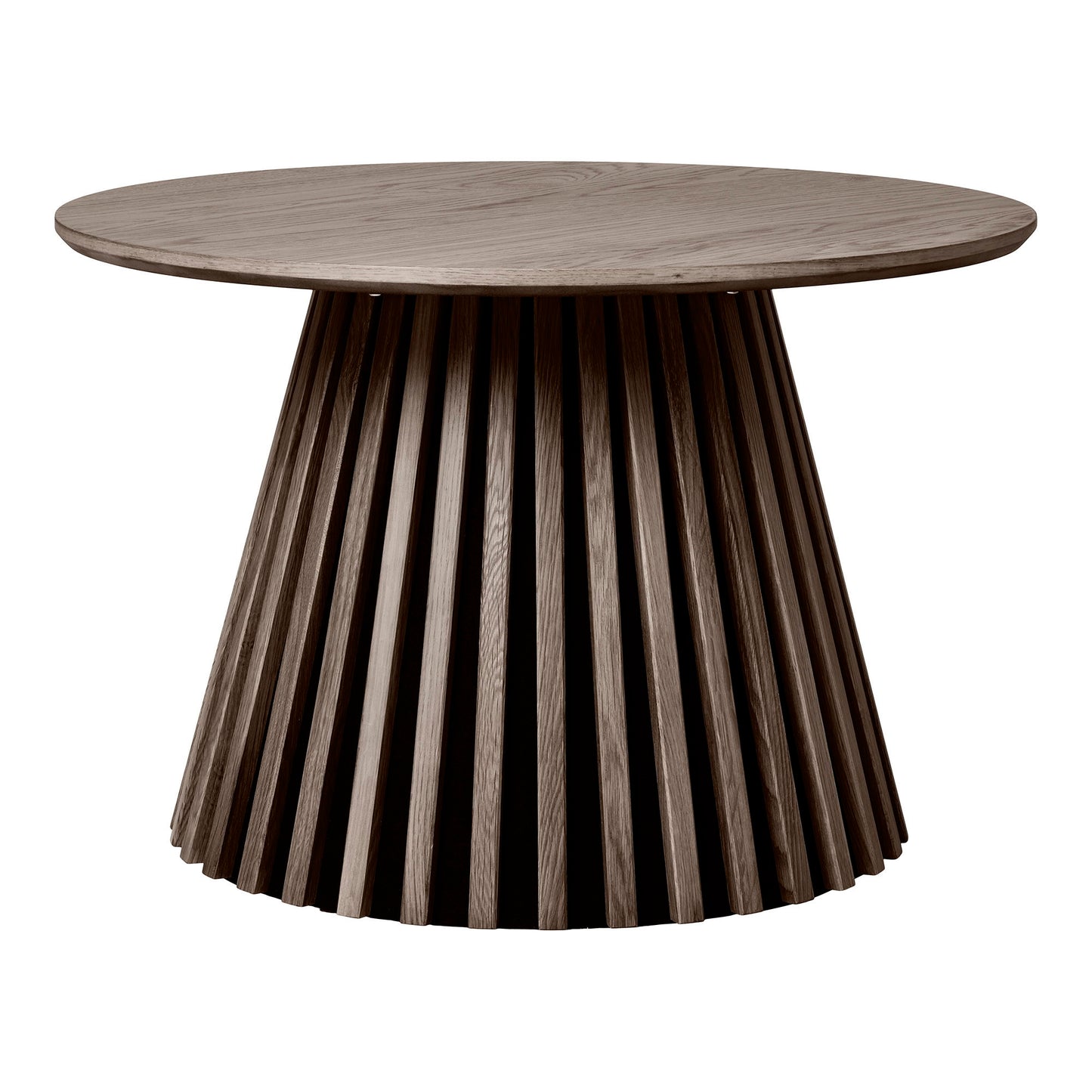 Table basse Osaka - placage en chêne fumé Ø70 x 45 cm