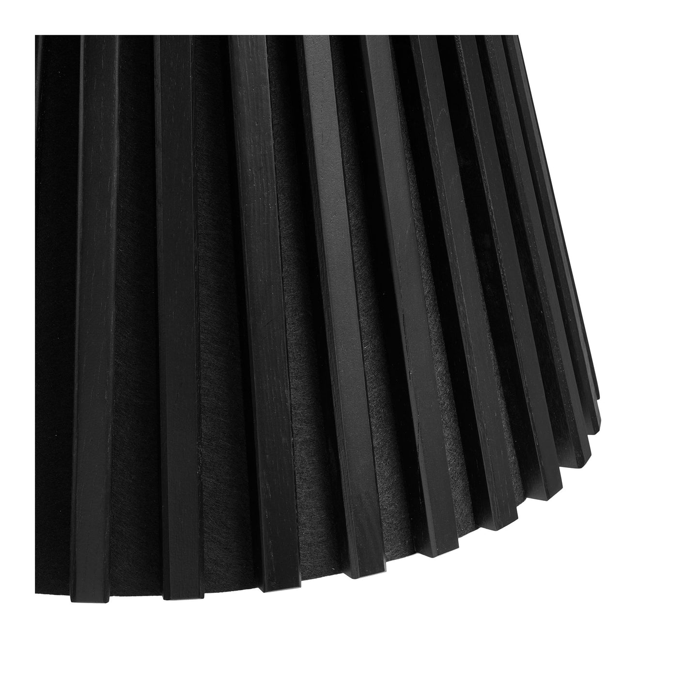 Table basse Osaka - table basse, placage en chêne, noir Ø70 x 45 cm