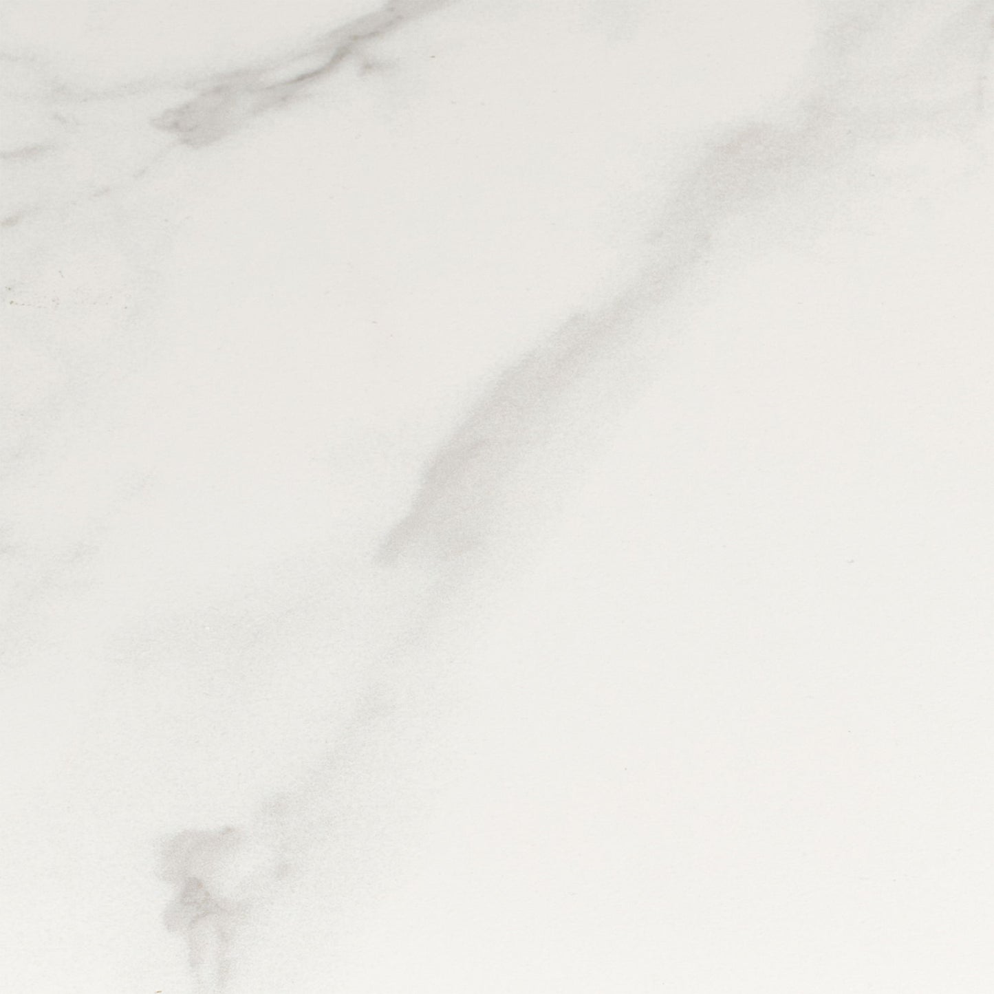 Table basse Noli - plateau en céramique/placage en frêne, blanc/marron foncé ø60x42 cm