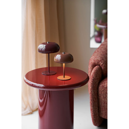 Table d'appoint Otago - bordeaux, ø45 x 50 cm