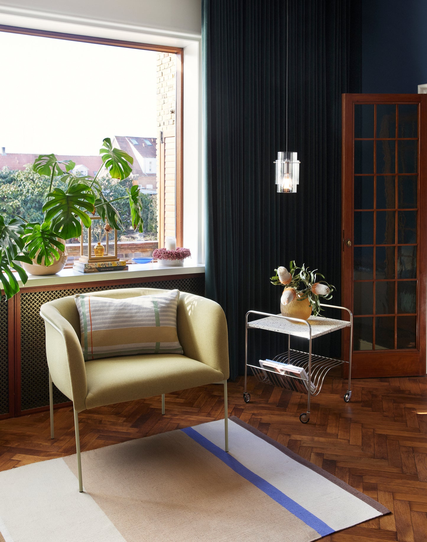 Vases Molécule Ambre (lot de 2)