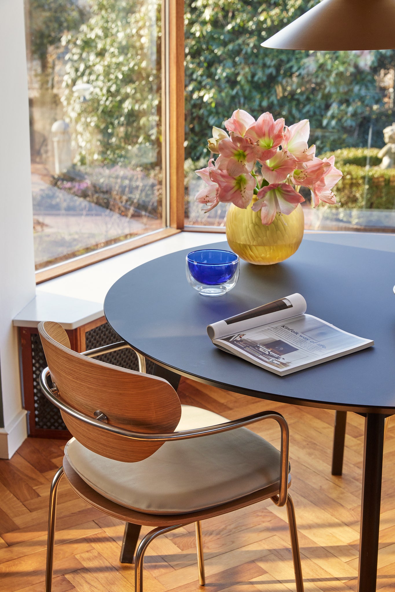 Vases Molécule Ambre (lot de 2)