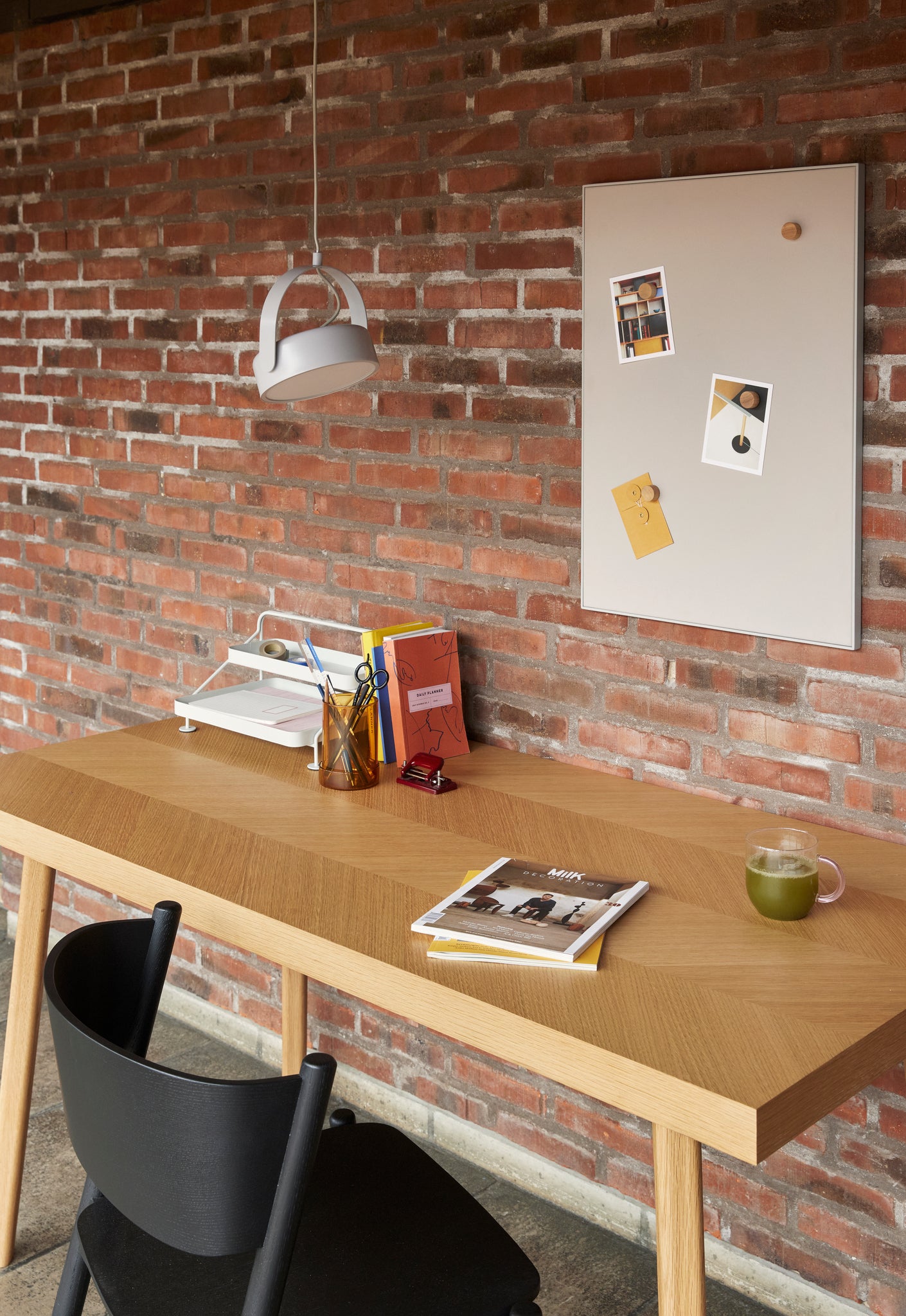 Chaise de salle à manger Oblique noire