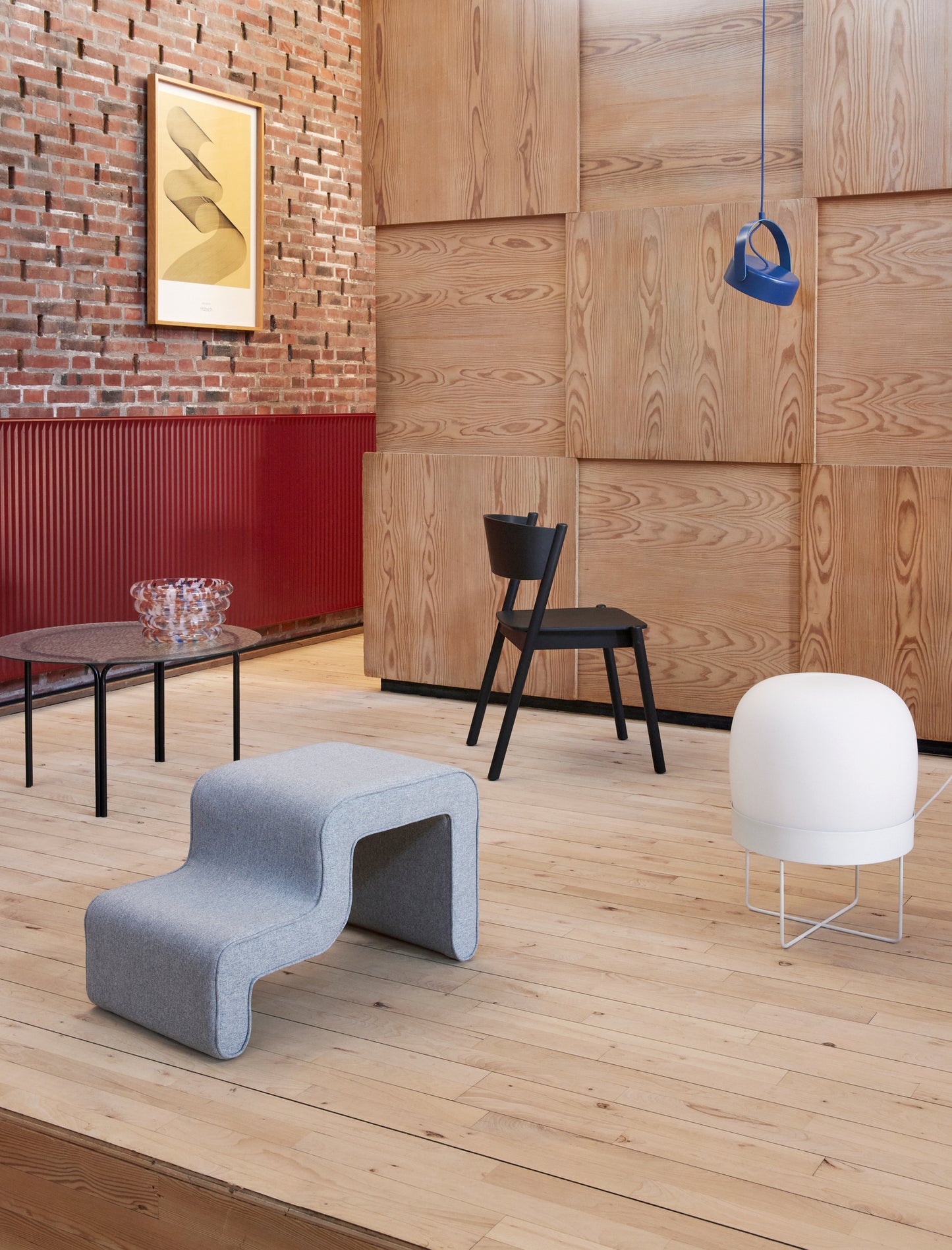 Chaise de salle à manger Oblique noire