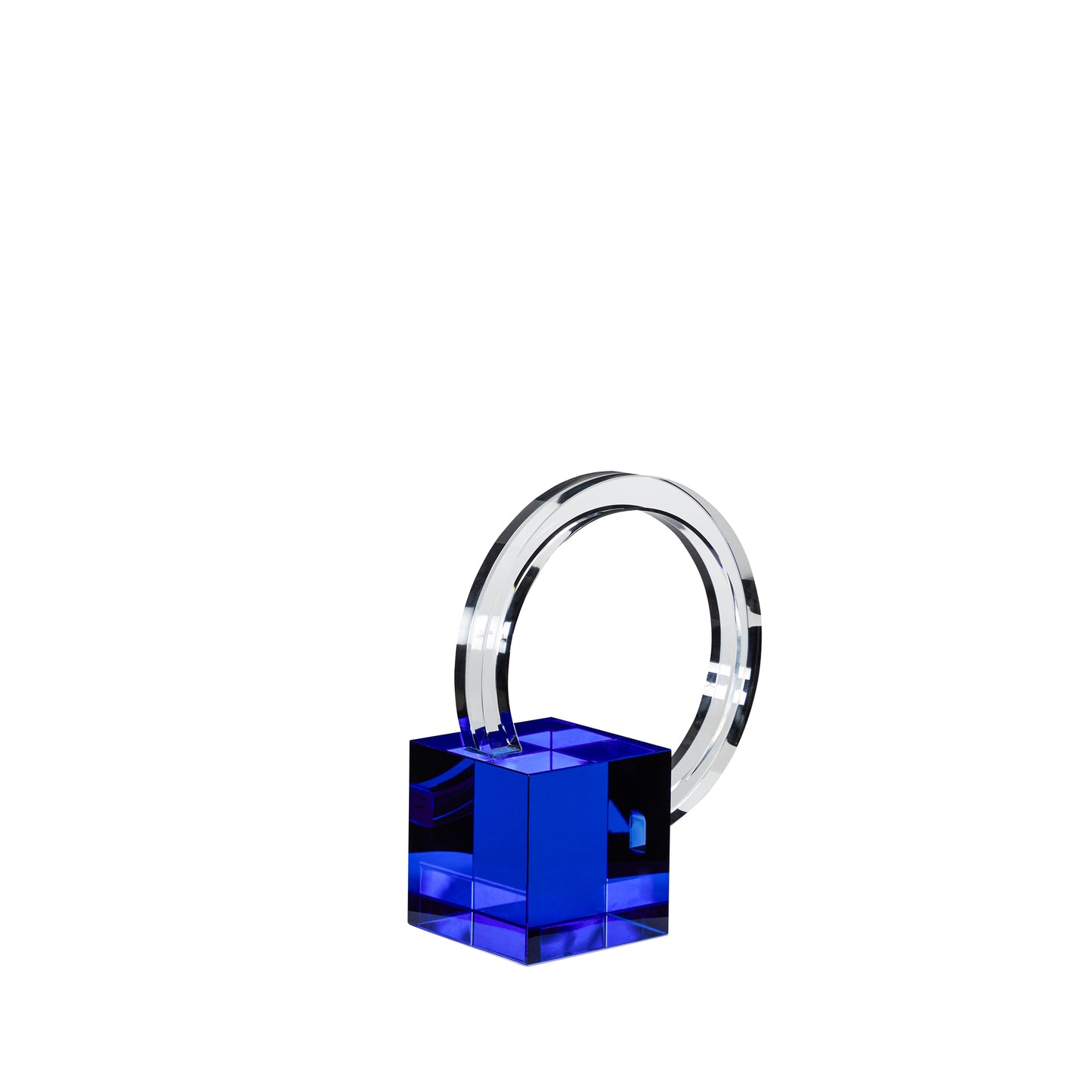 Sculpteur Serre-livres Bleu/Transparent