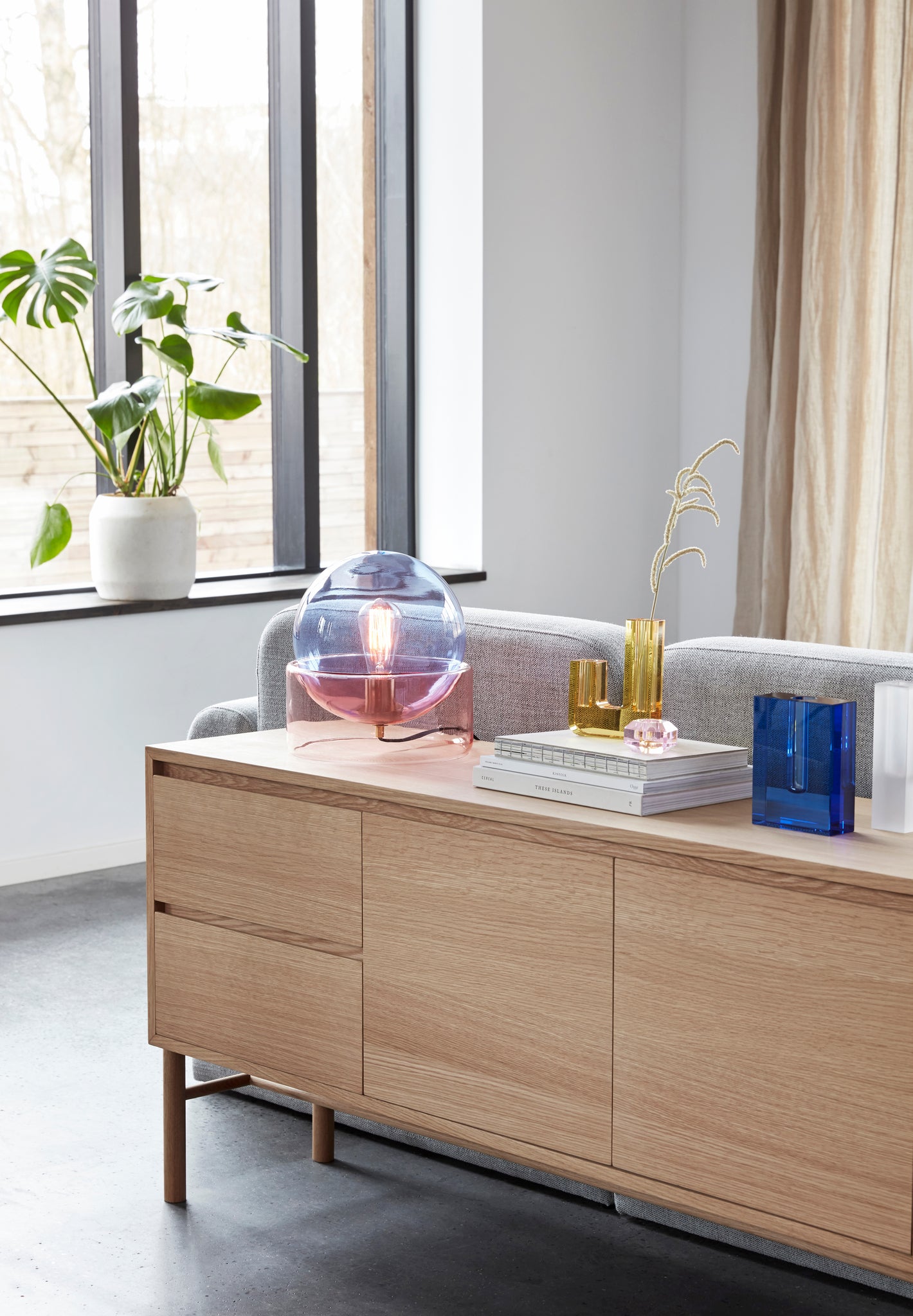 Vase Duo Jaune
