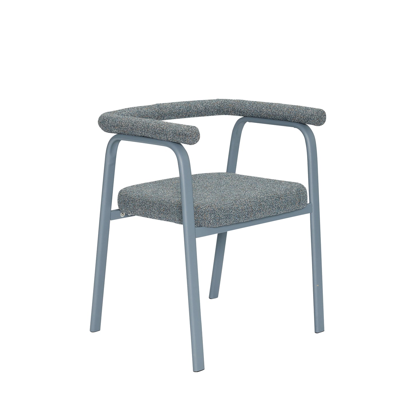 Chaise de salle à manger Ecto grise