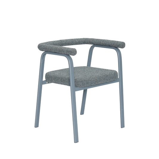 Chaise de salle à manger Ecto grise