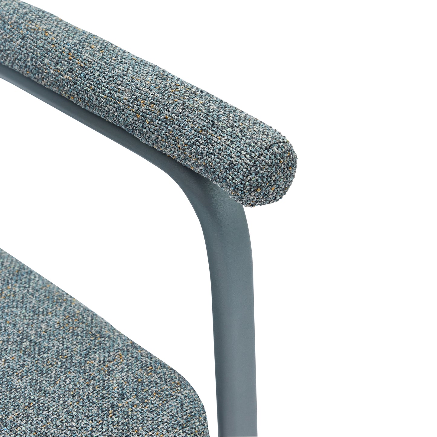 Chaise de salle à manger Ecto grise