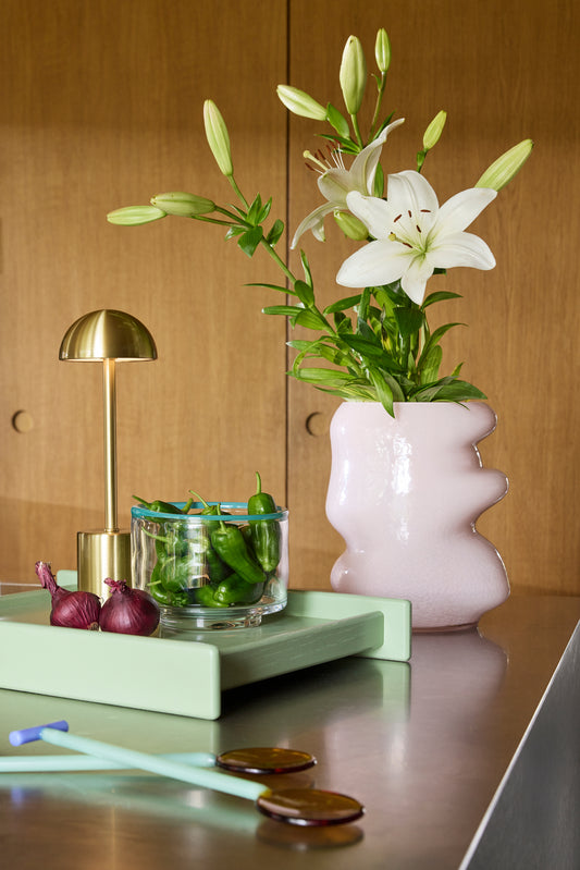 Lot de vases roses
