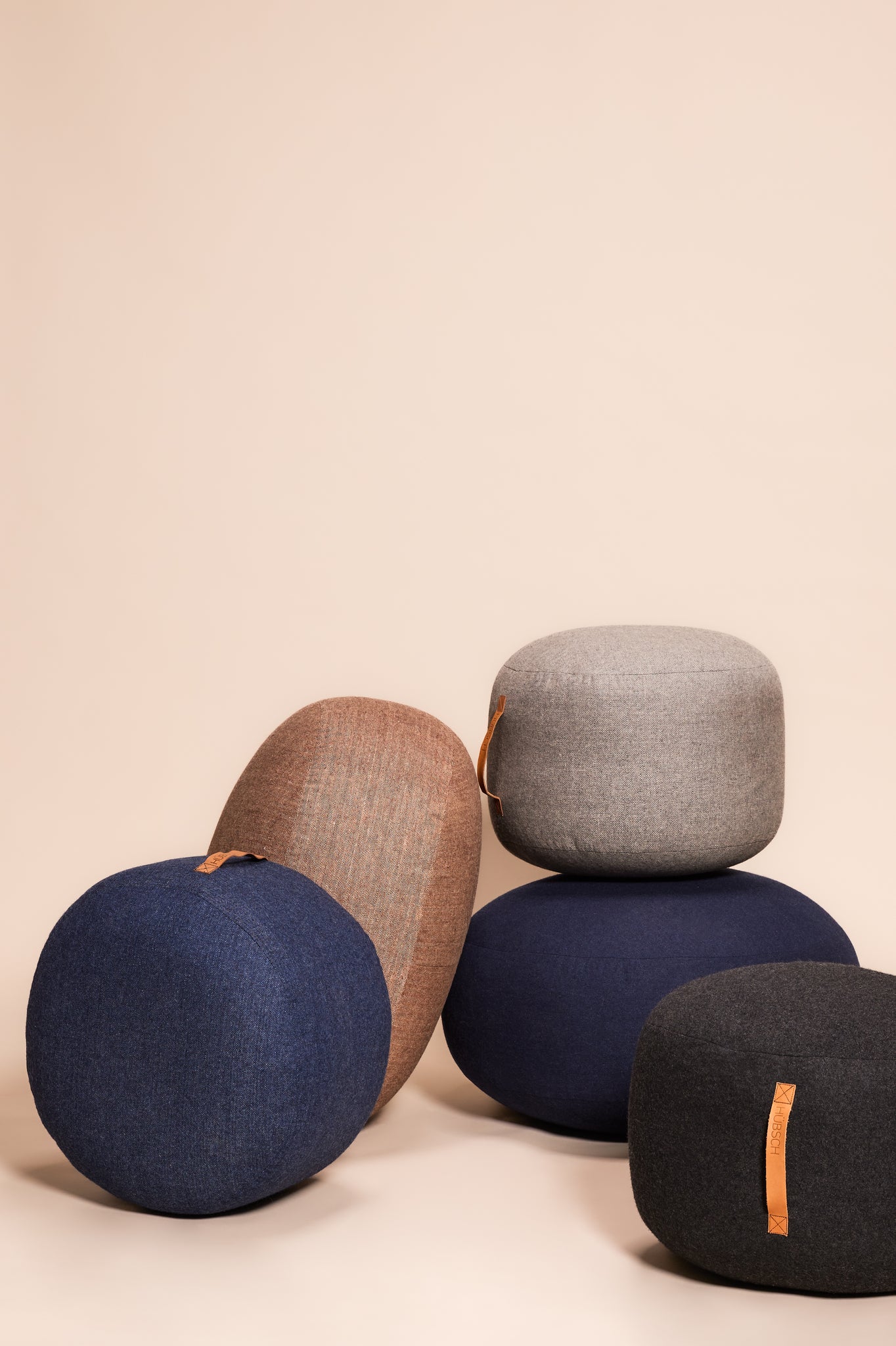 Pouf Mochi Ø70 Marron