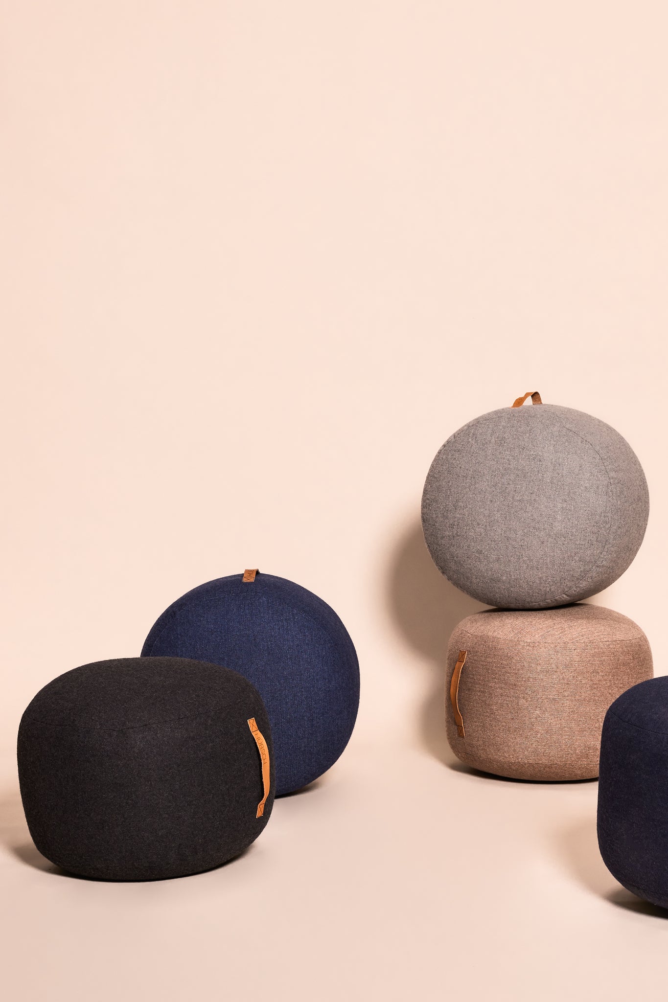 Mochi Pouf Ø50 cm Marron