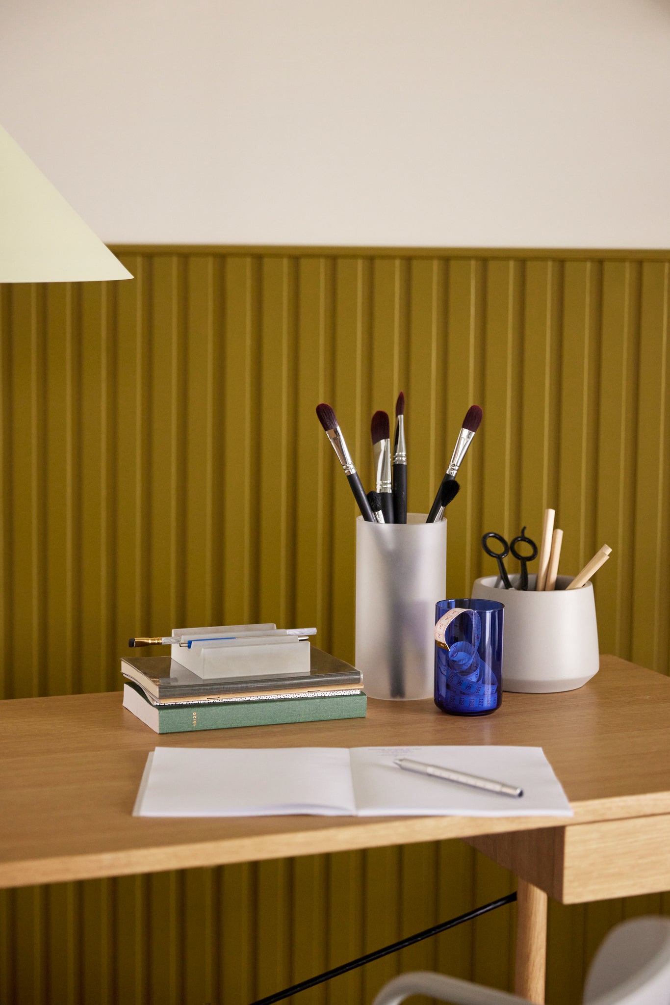 Bureau de studio naturel