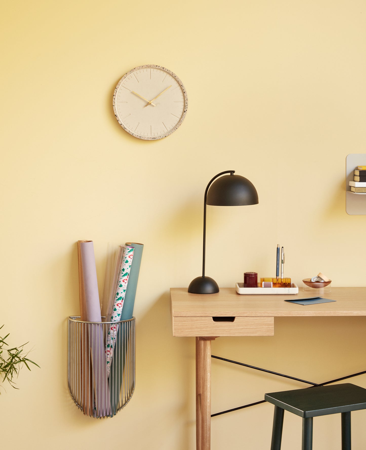 Bureau de studio naturel