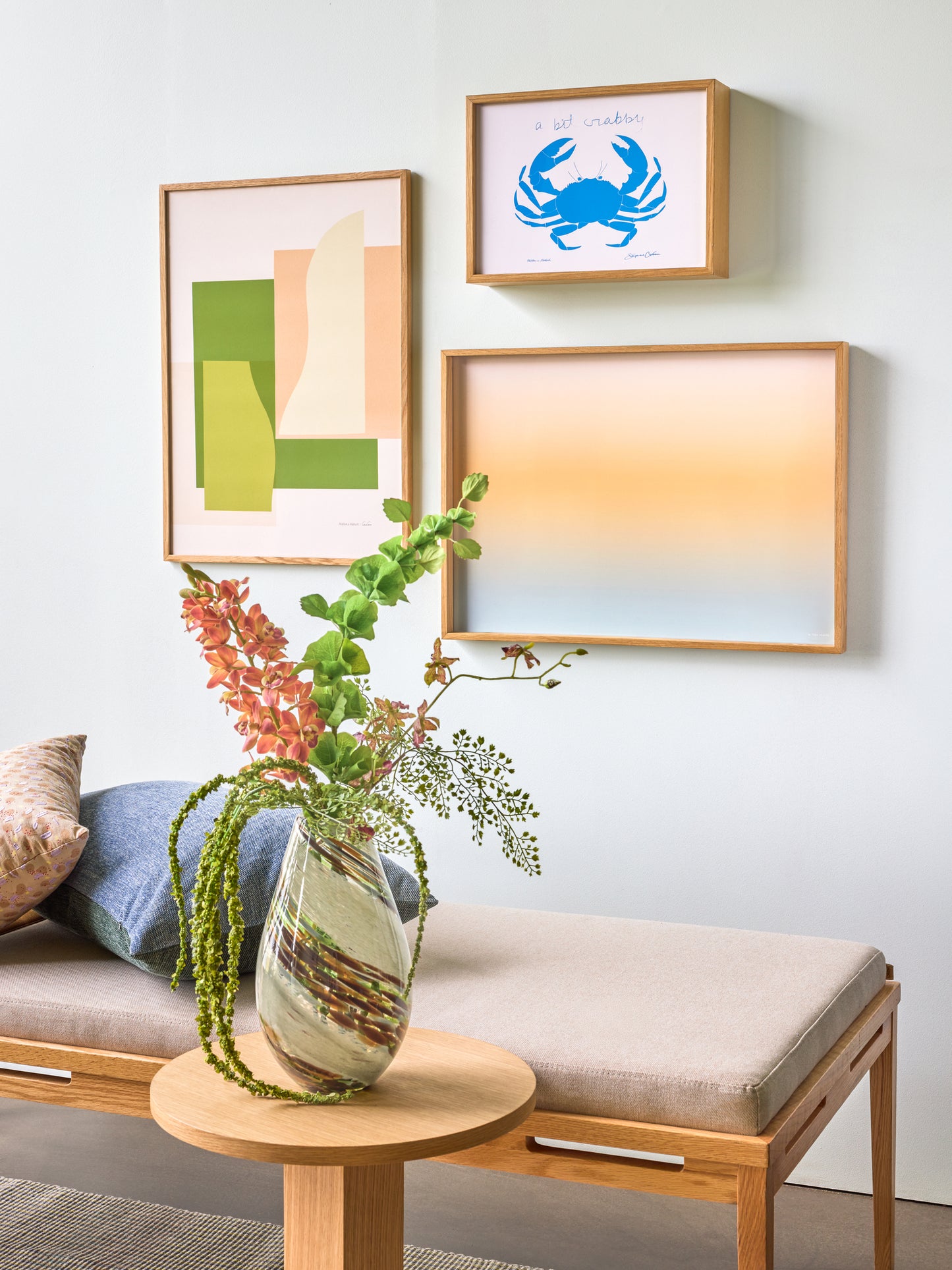 Cadre Hello 29,7 x 42 Naturel