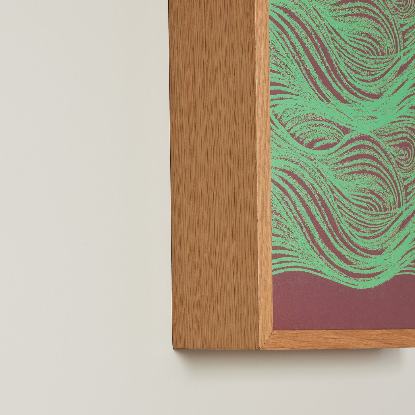 Cadre Hello 21 x 30 naturel