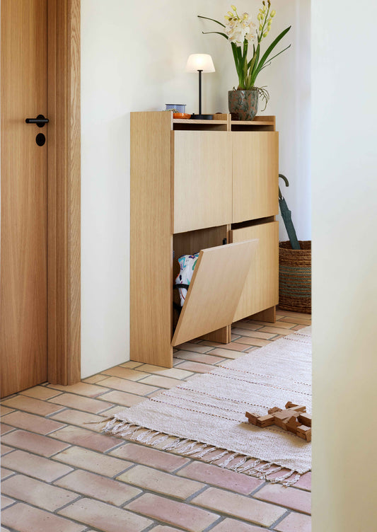 Meuble à chaussures Forma Naturel Fait main