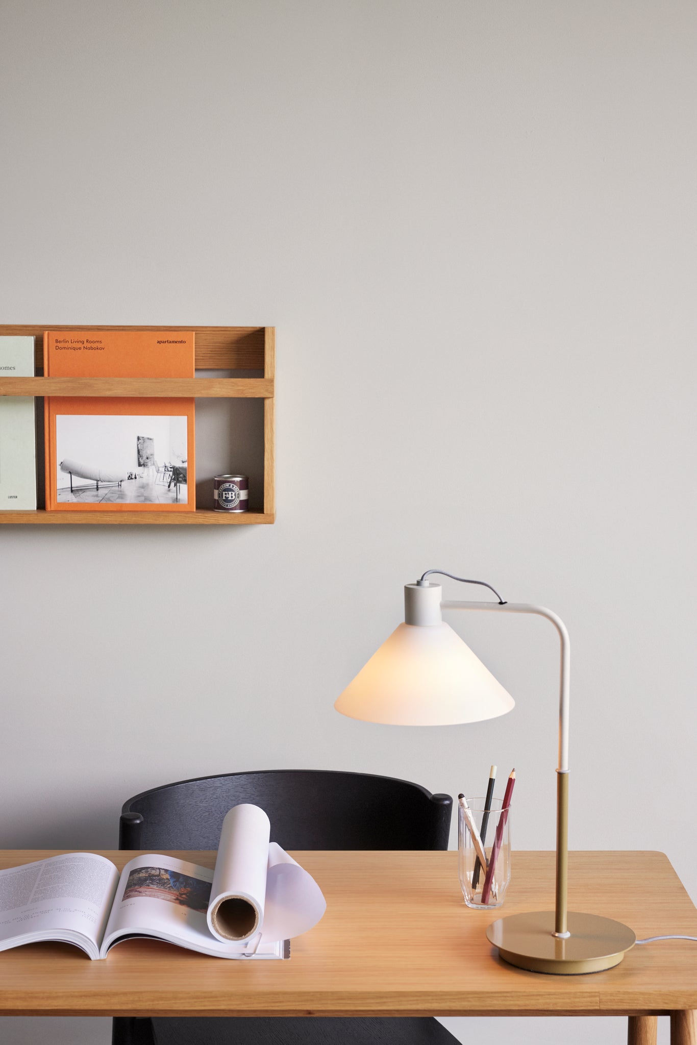 Lampe de table Spot kaki